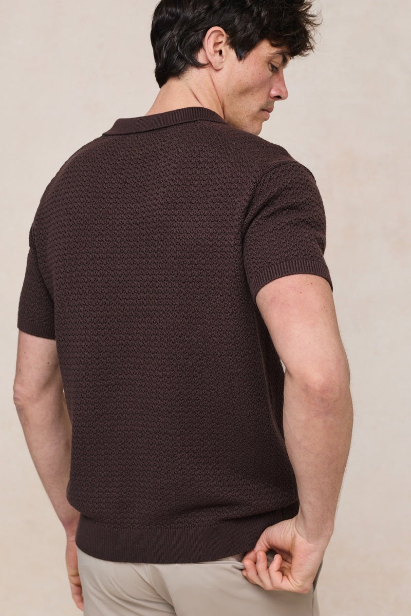 Cotton Knit Polo