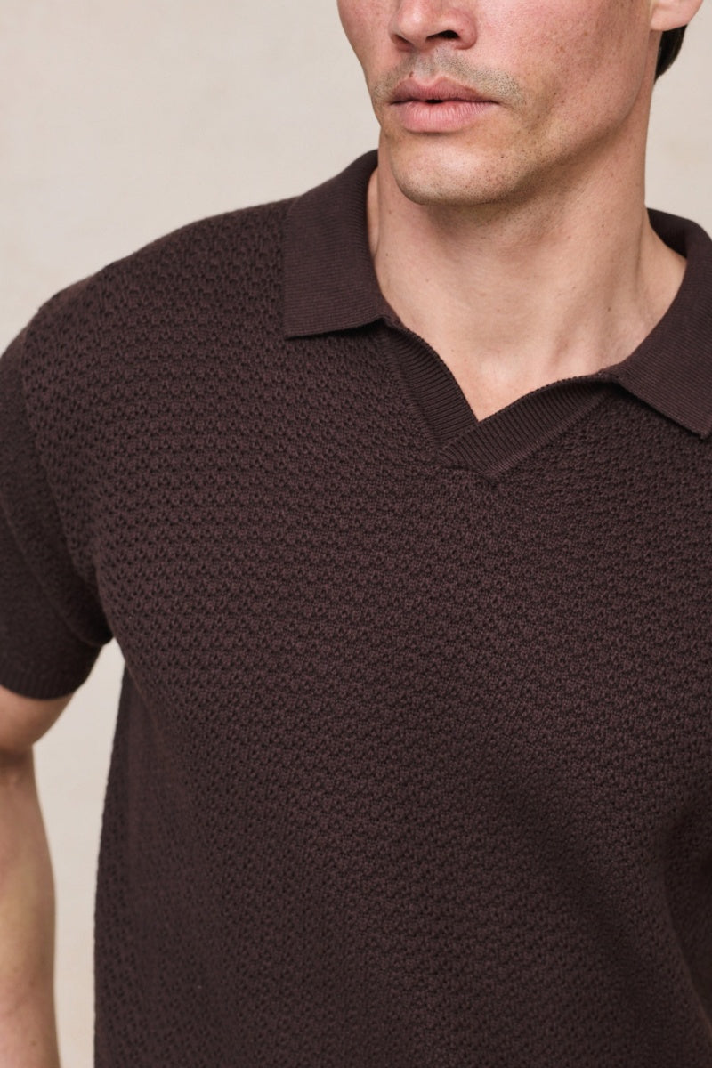 Cotton Knit Polo