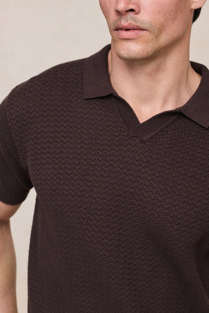 Cotton Knit Polo