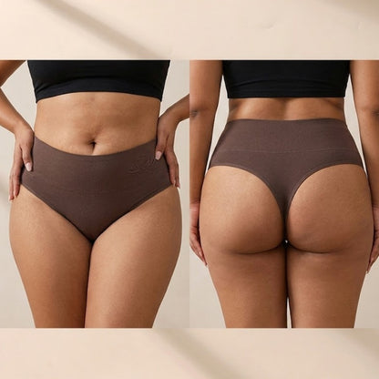 4 pack high waist thongs