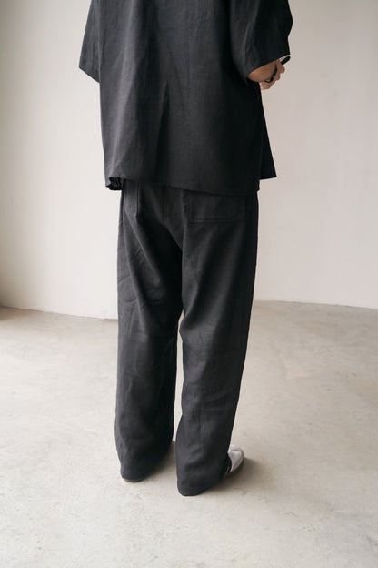 Men’s Wide-Leg Linen Pants