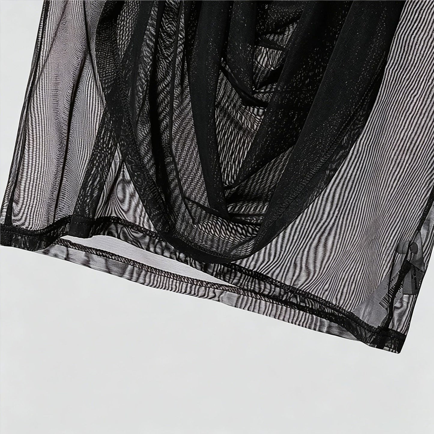 Men Tank Tops Mesh See Through Solid Color Vests