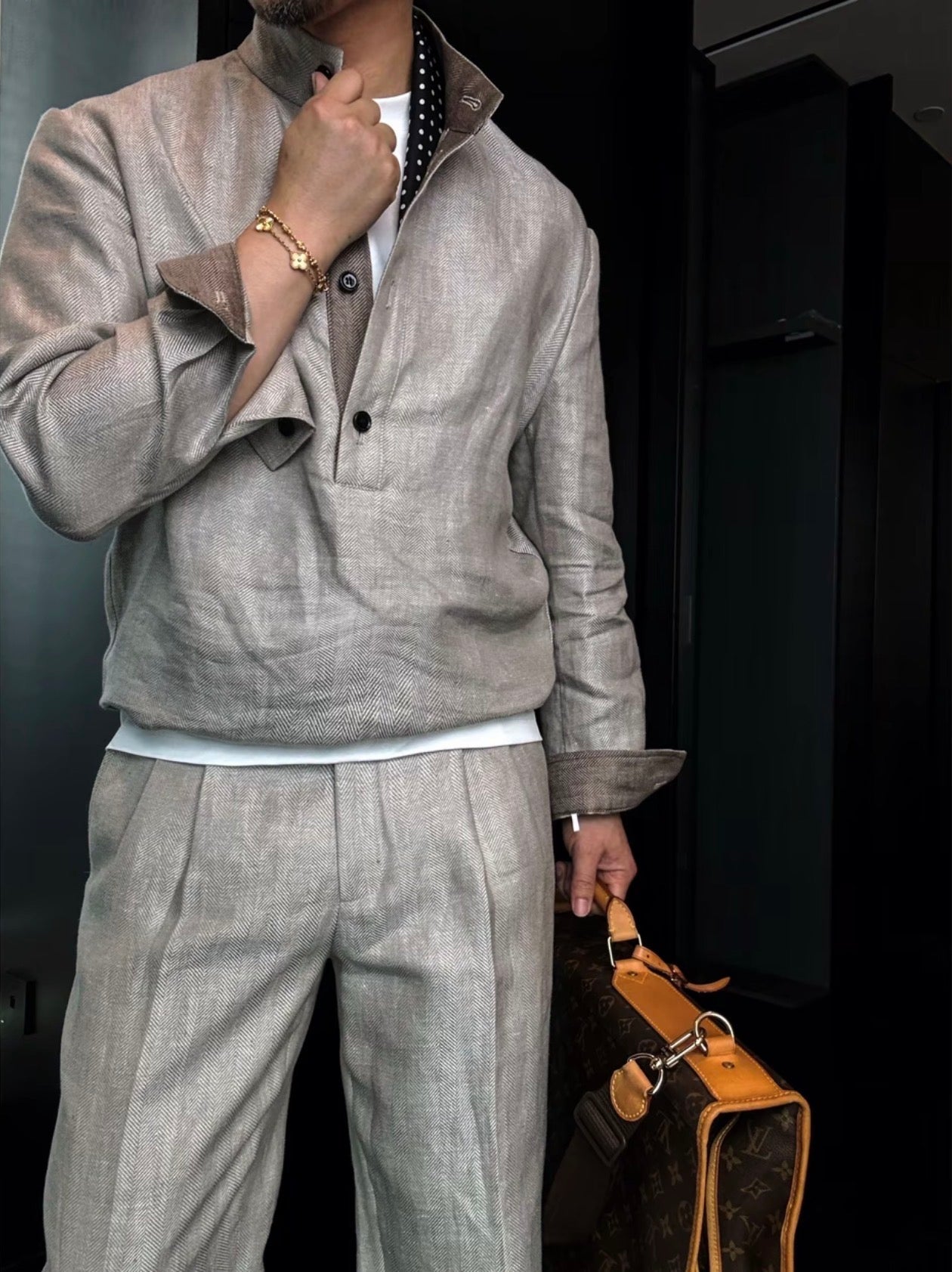 Premium Linen-Blend Suit
