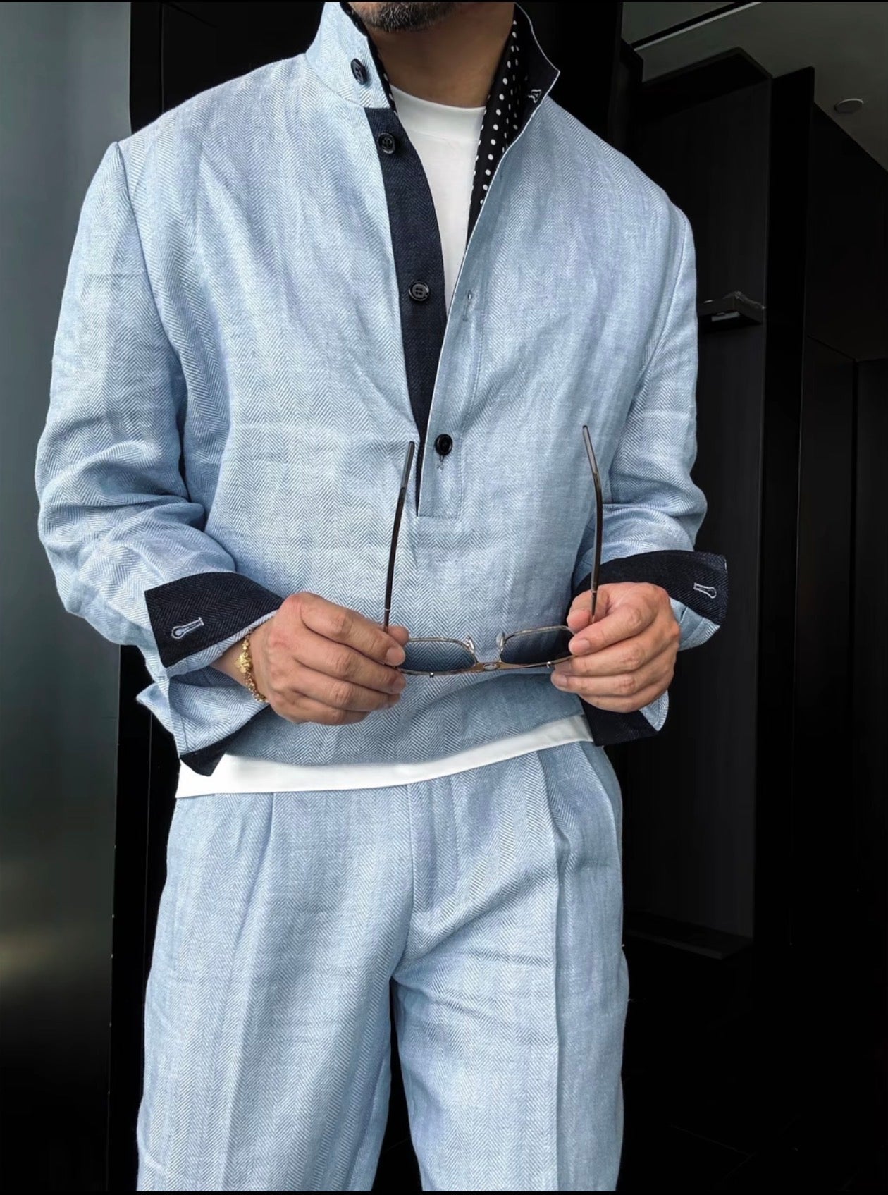 Premium Linen-Blend Suit