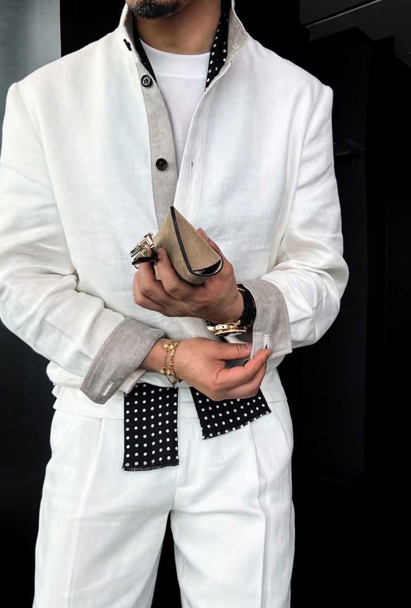 Premium Linen-Blend Suit