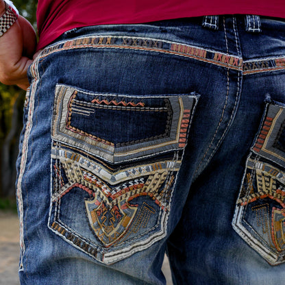 Men’s Straight Fit Blue Jean-040