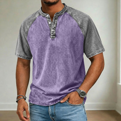 Comfort Washed Cotton Denim T-Shirt