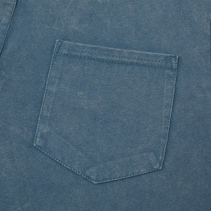 100% Cotton Vintage Washed Henley T-Shirt