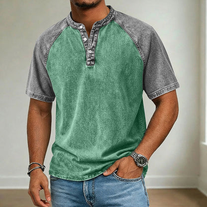 Comfort Washed Cotton Denim T-Shirt